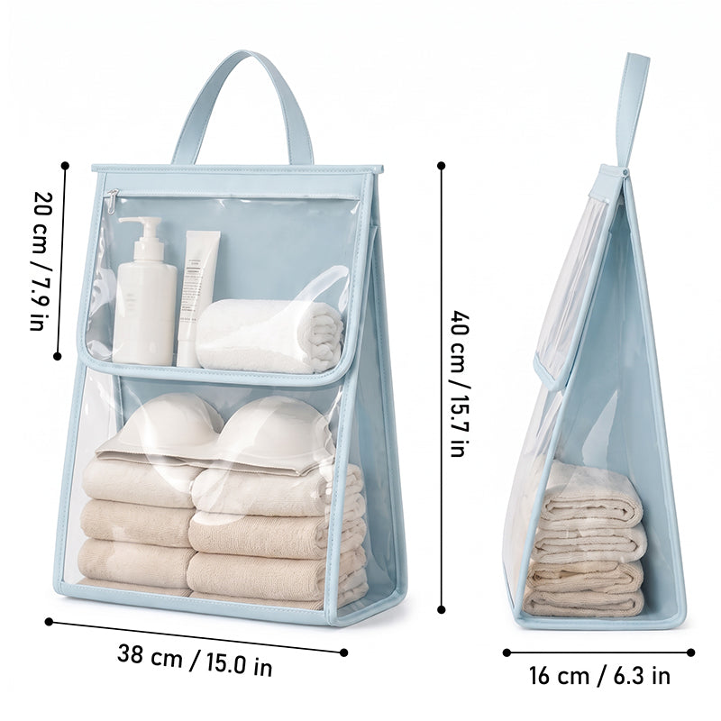 Waterproof bathroom garment bag