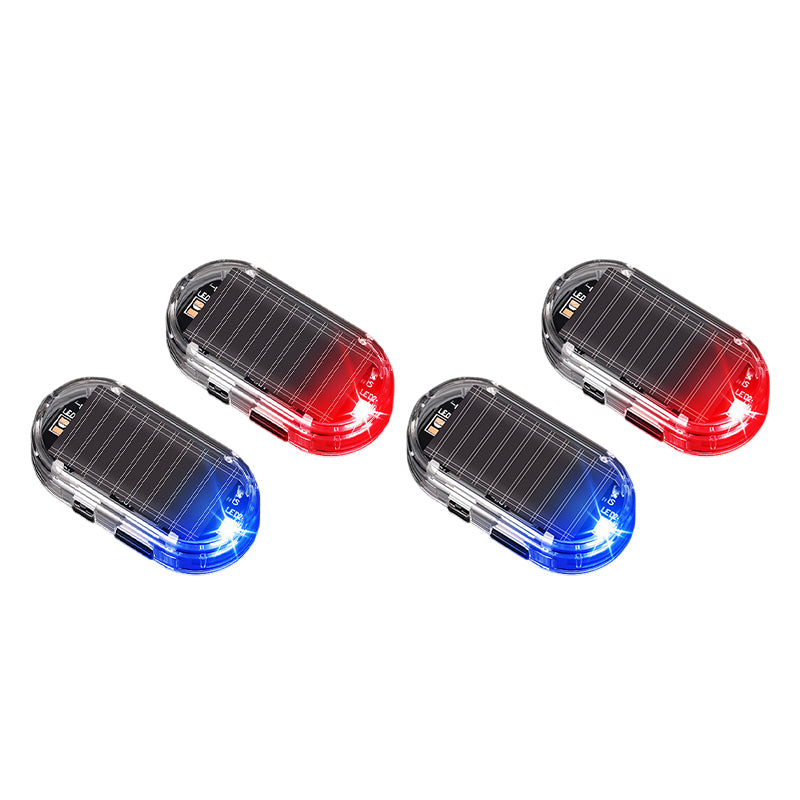 Solar Car Anti-Theft LED Warning Light