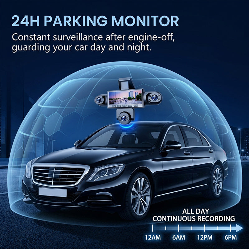 5-Channel 360° Dash Cam