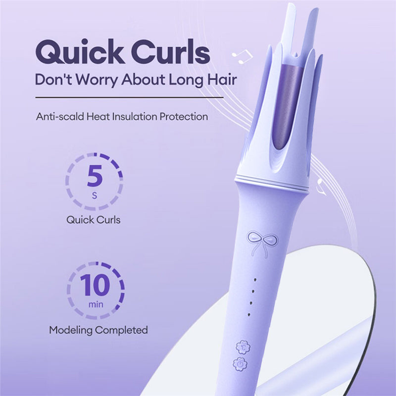 28mm Auto-Rotating Heat-Proof Hair Curler