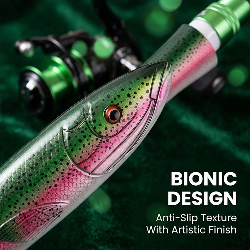 Fish-shaped telescopic rod