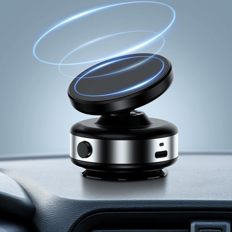 Vacuum magnetic mobile phone holder