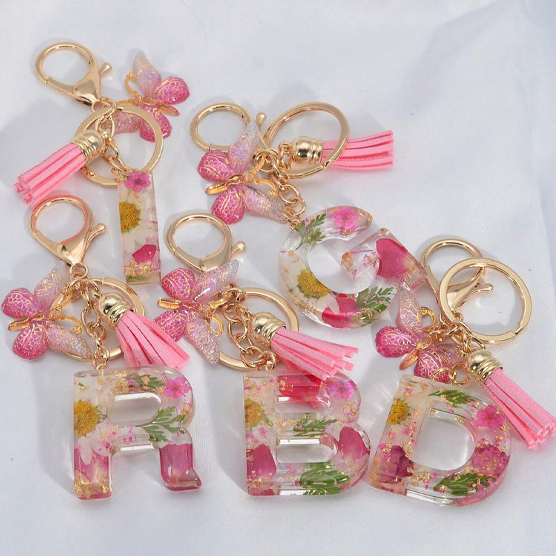 🌼Initial Letter Keychains