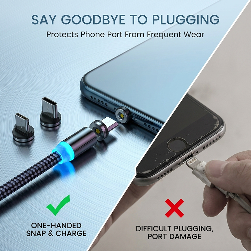 3-in-1 Magnetic Fast Charging Cable