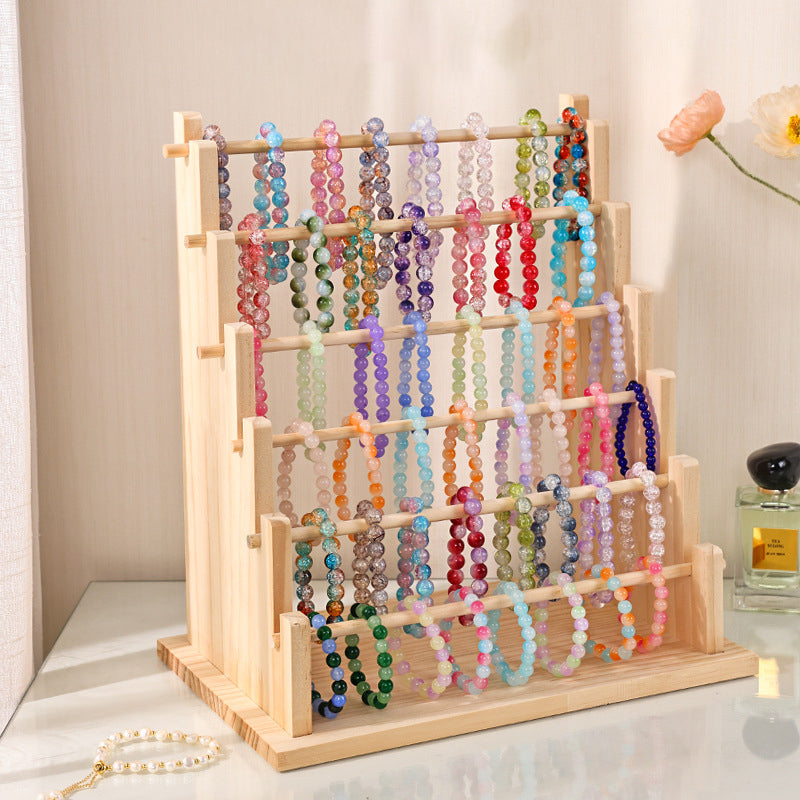 Wood Jewelry Display Stand
