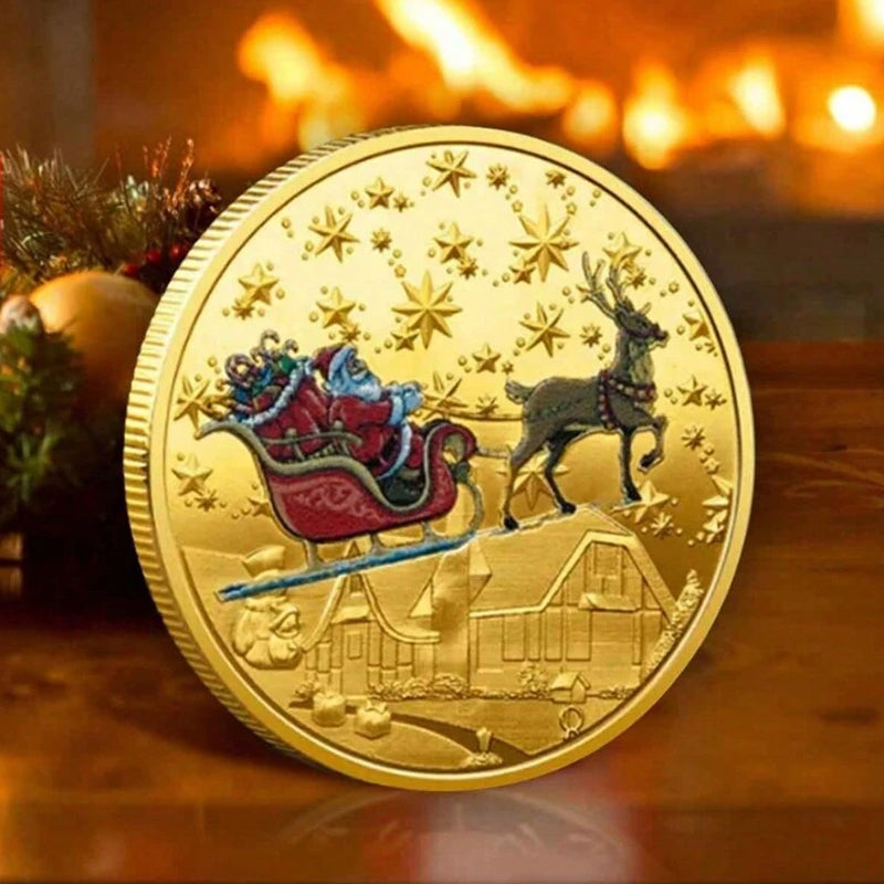 Santa Gold Coins for Christmas Eve Boxes