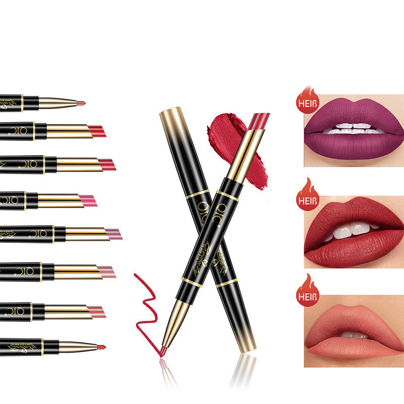 2-in-1 Doppelseitiger Lippenstift und Lipliner