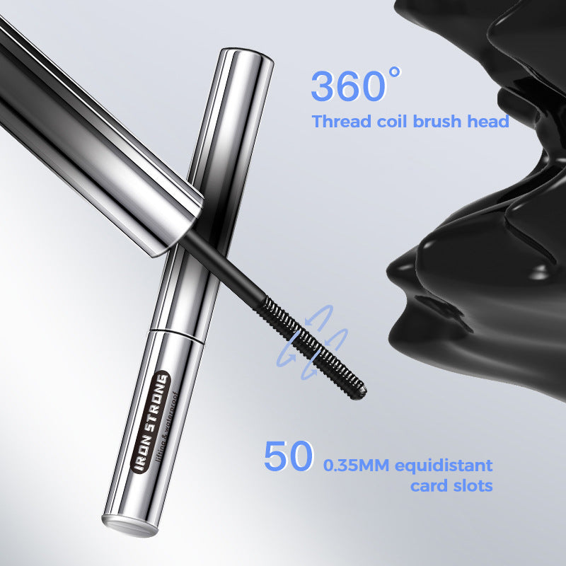 Waterproof and smudge-proof metal bottle mascara