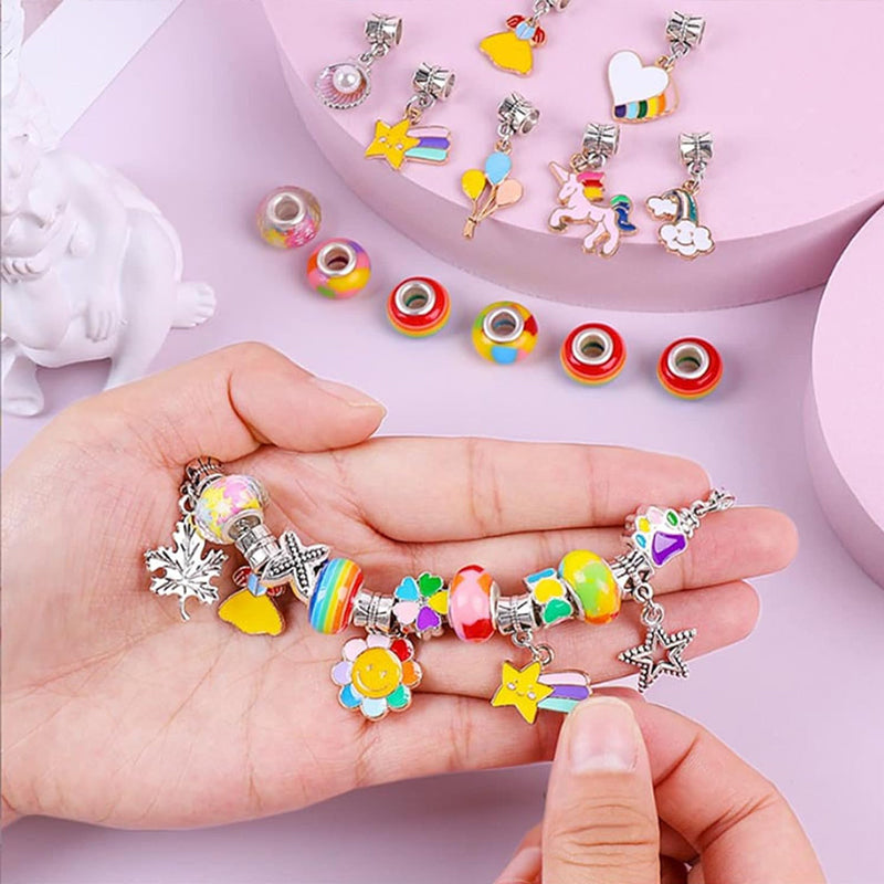 DIY Handmade Beaded Bracelet Set for Kids