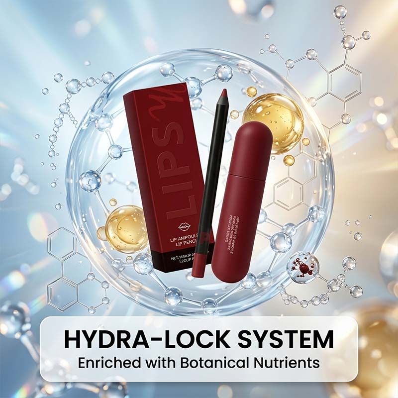 Moisturizing Lip Gloss & Lip Liner Pencil