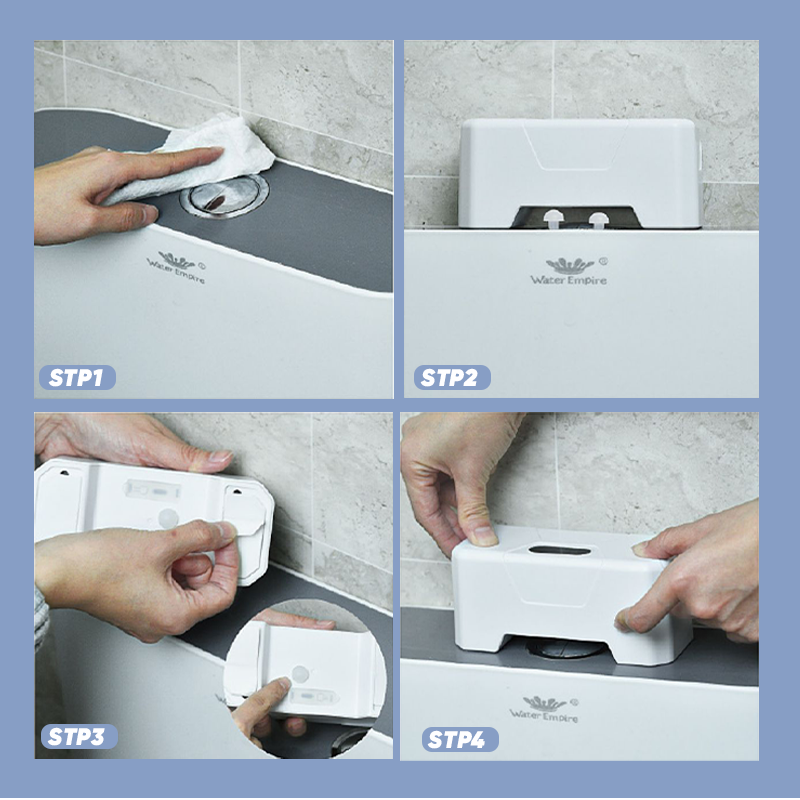 Toilet sensor flusher set