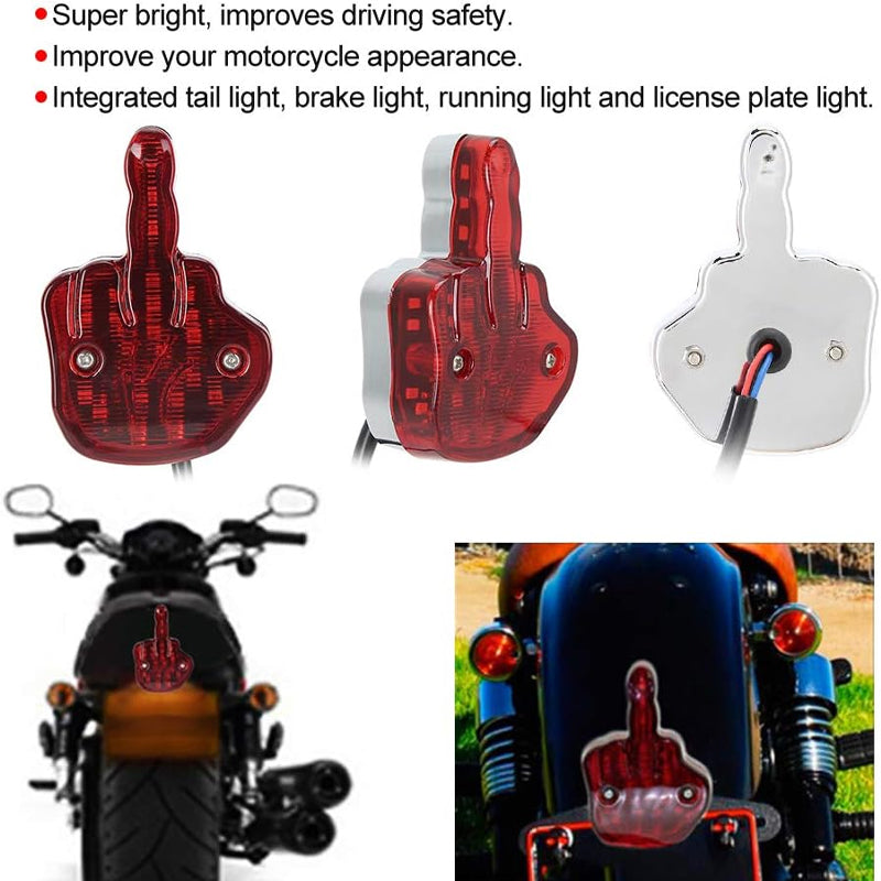 Middle Finger Rear Light