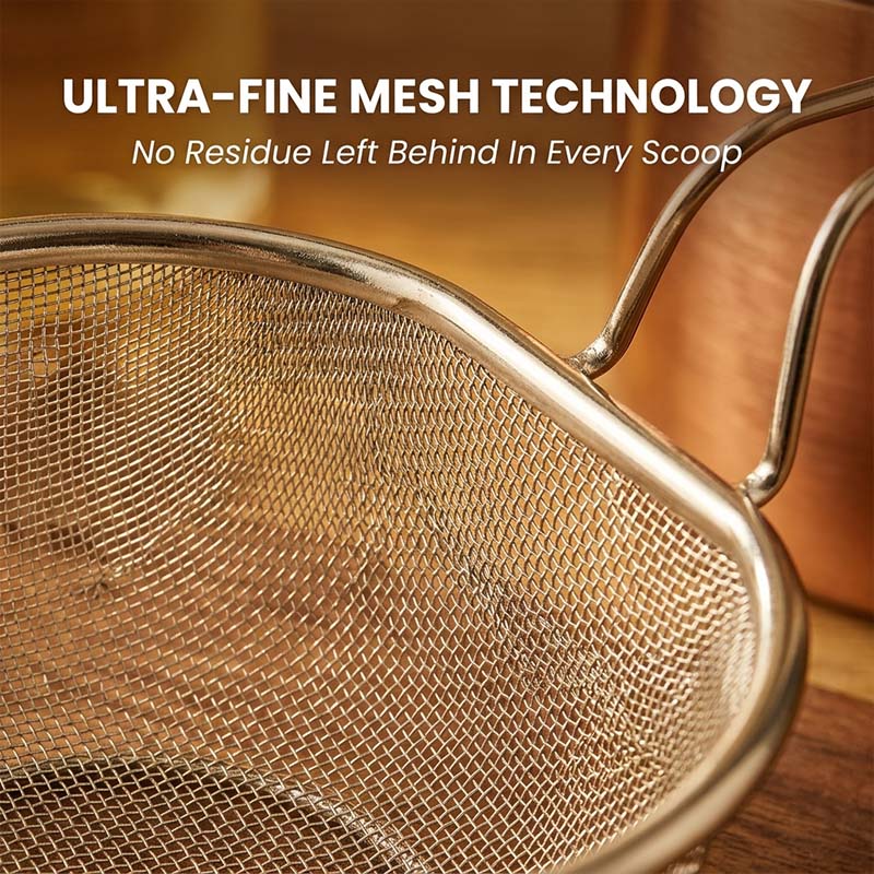 Sturdy Stainless Steel Mesh Strainer Basket