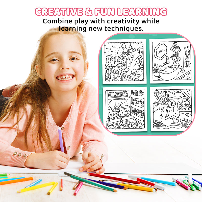Kitten Coloring Book