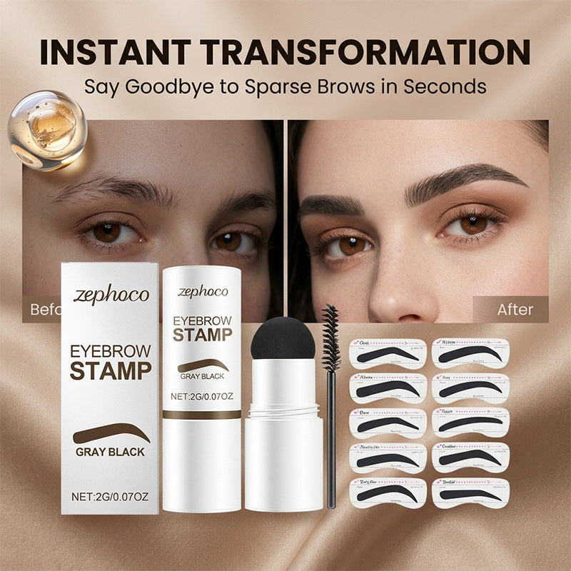 Eyebrow Stamp Stencil Kit