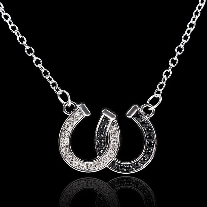 Double Horseshoe Necklace