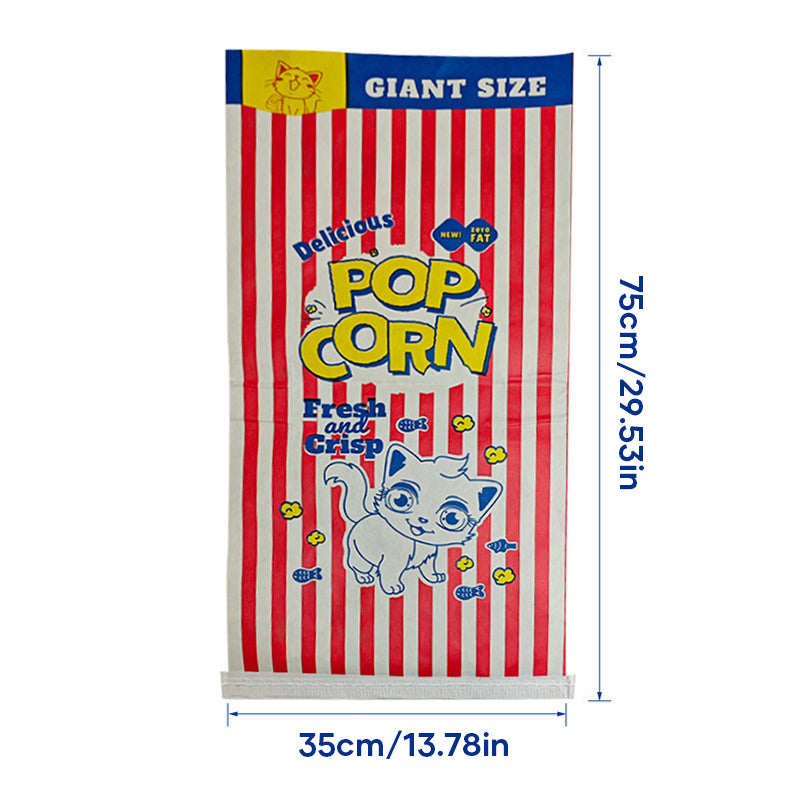 Popcorn Kraft Paper Hide-and-Seek Pet Play Bag