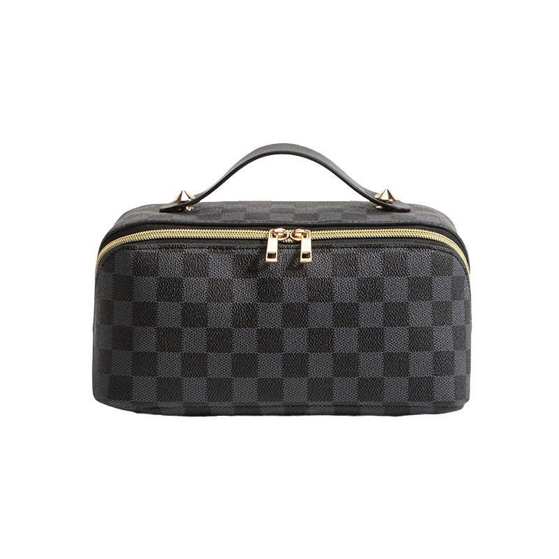 Vintage Check Cosmetic Bag
