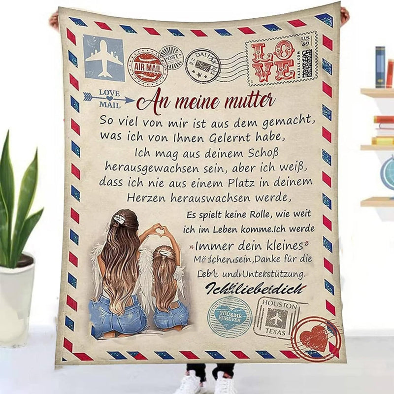 “An Meine Mama” Blanket