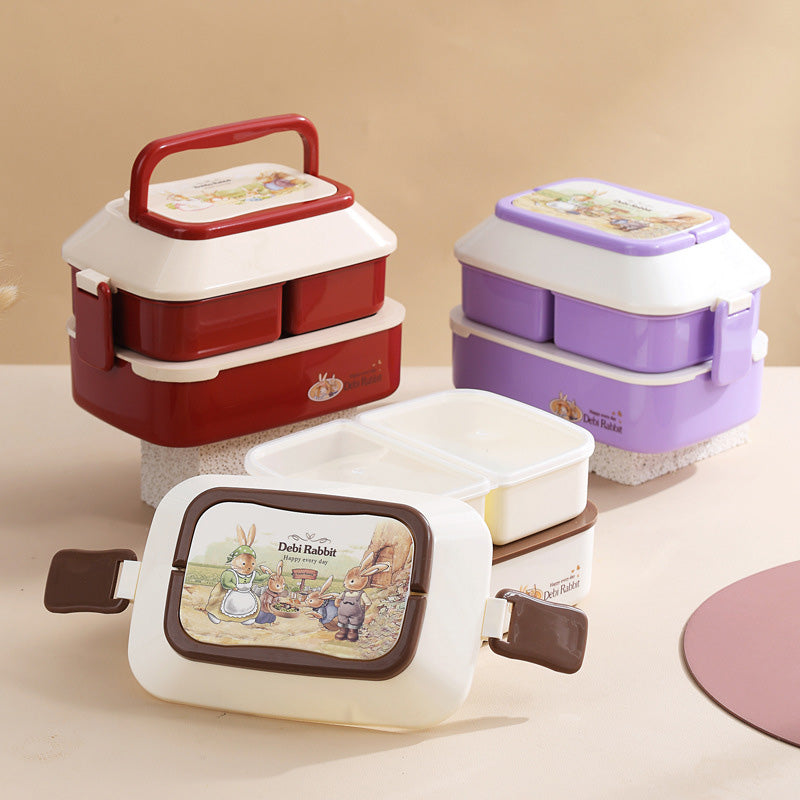 Cute Bunny Kids Lunch Box