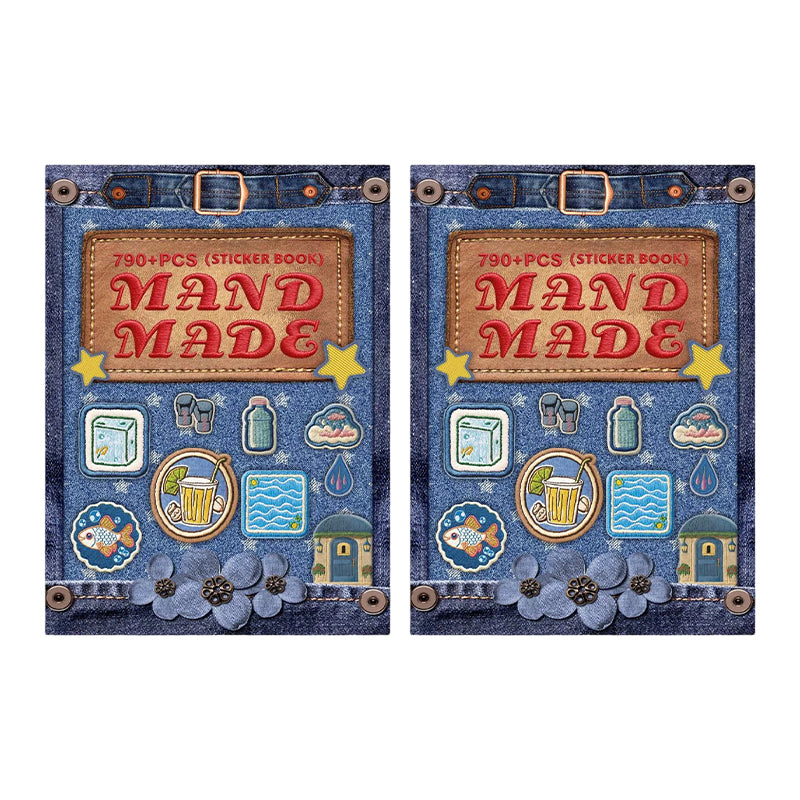 Faux embroidery stickers