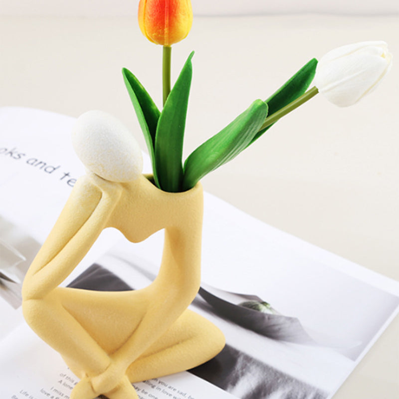 Abstract Thinking Vase