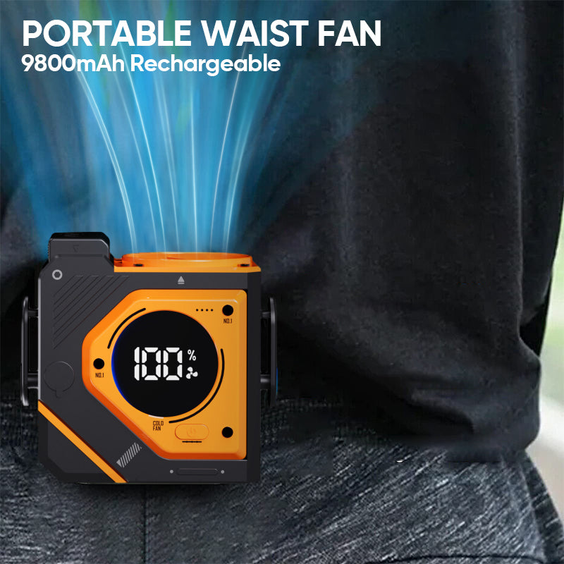 Multifunctional Outdoor Portable Waist Clip Fan