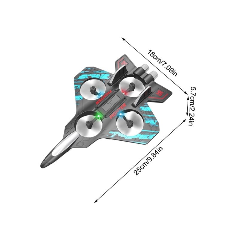 Foam remote-control airplane