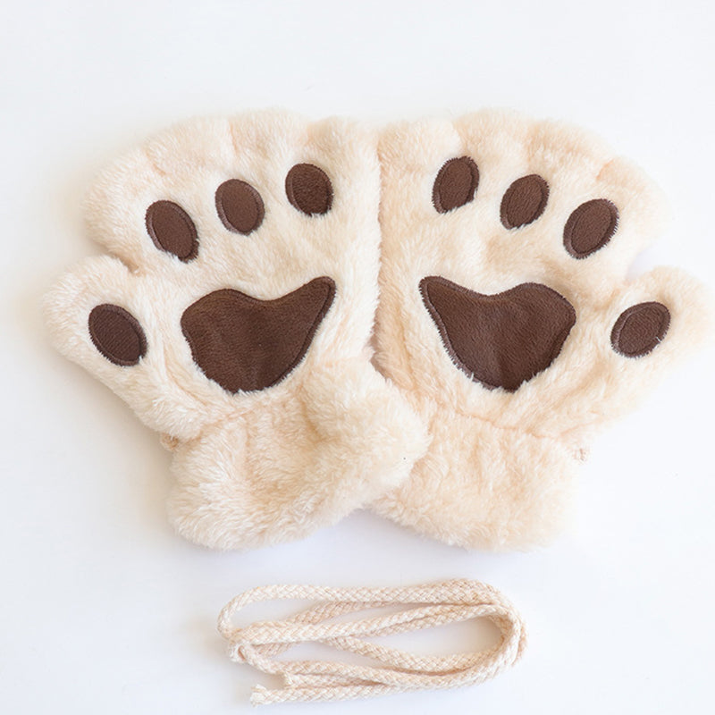 Half Finger Cat Claw Gloves