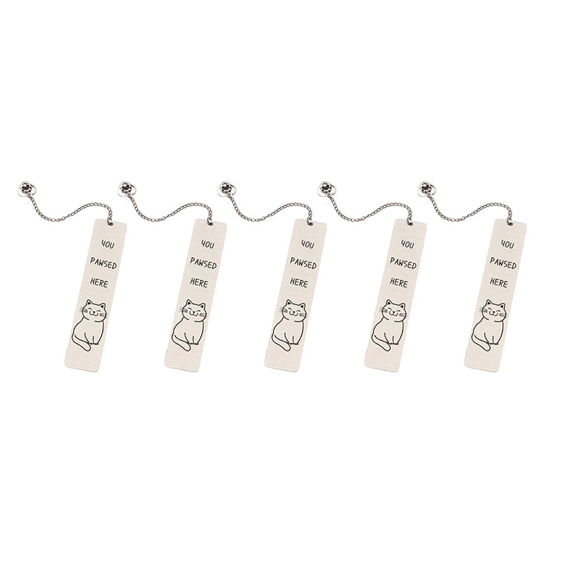Stainless Steel Kitten Bookmark