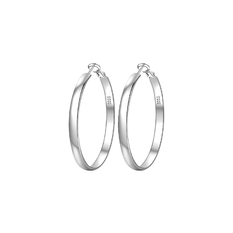 Wide Hoop Earrings