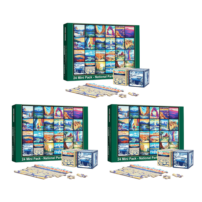 24 Mini Pack 1000 Pieces Jigsaw Puzzle