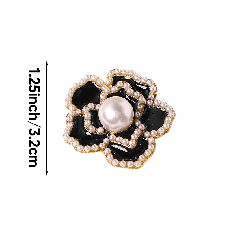 Camellia Flower Button