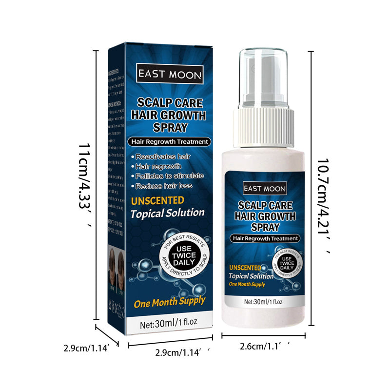 Scalp care hair growth spray