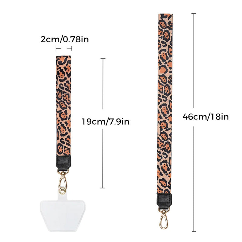 Universal Crossbody Patch Phone Lanyards