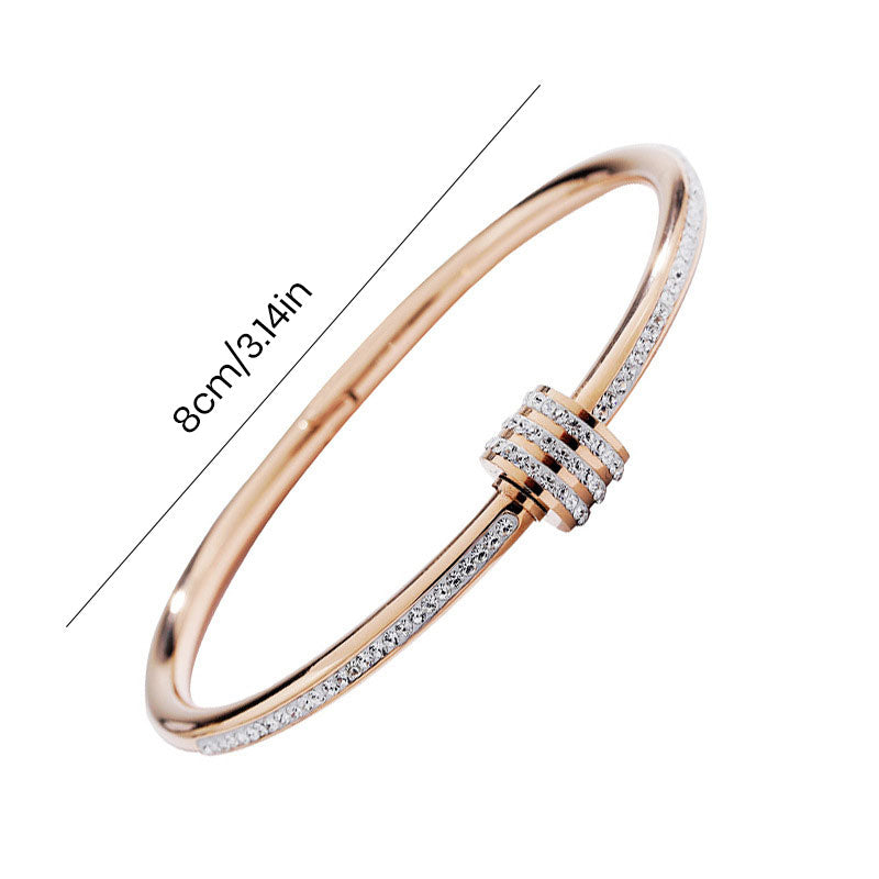 Gold-Plated Zircon Bracelets