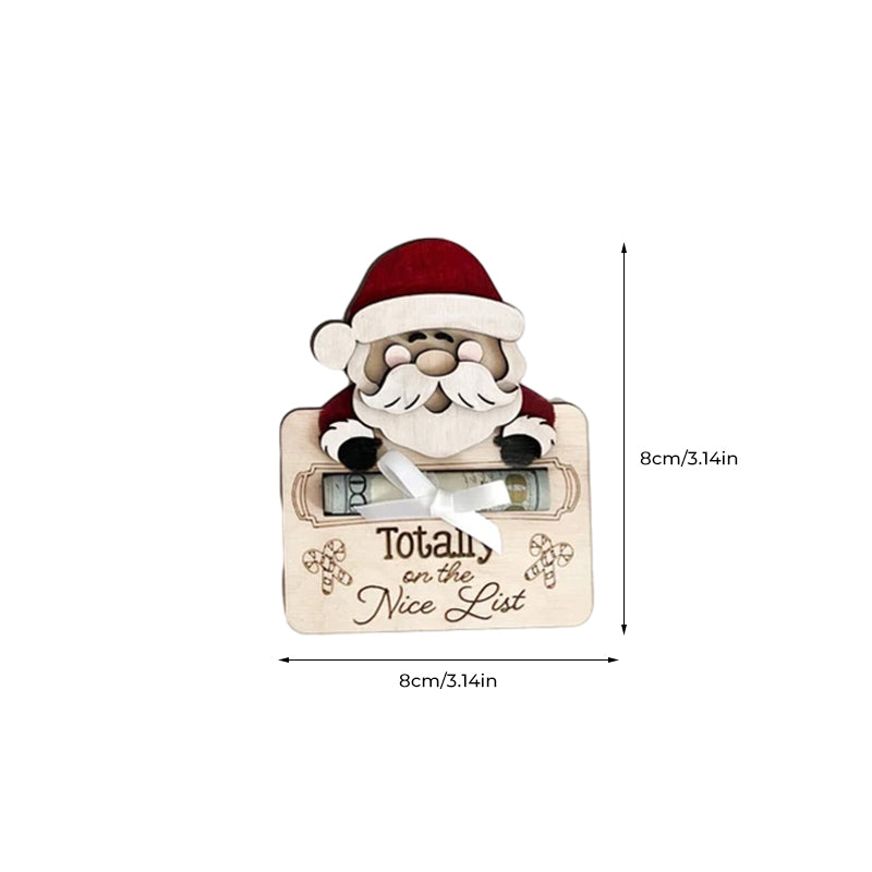 Cute Santa Christmas Money Holder