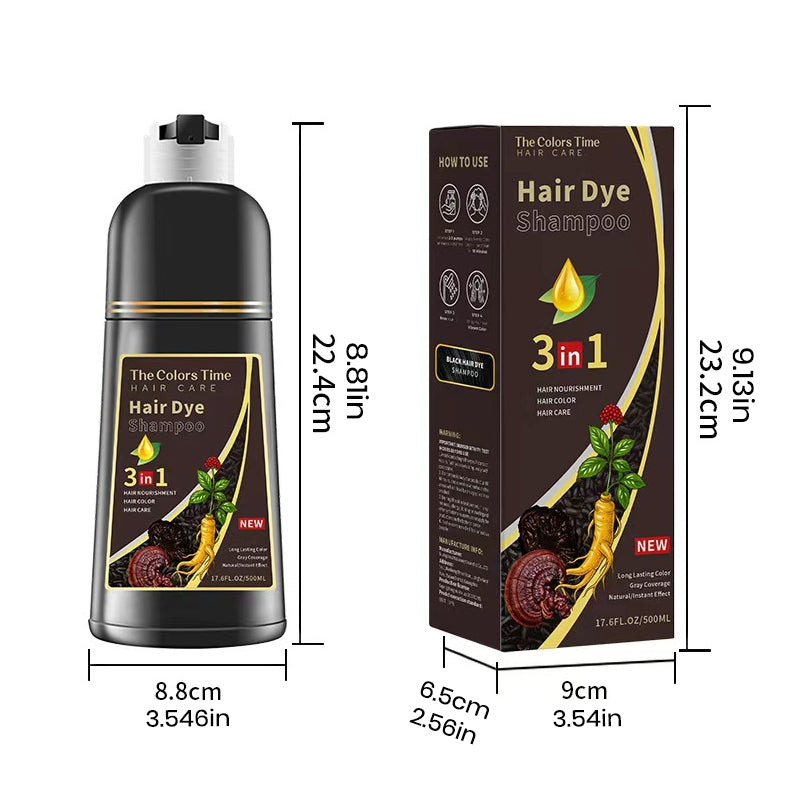 3 in 1 Hair Dye Shampoo