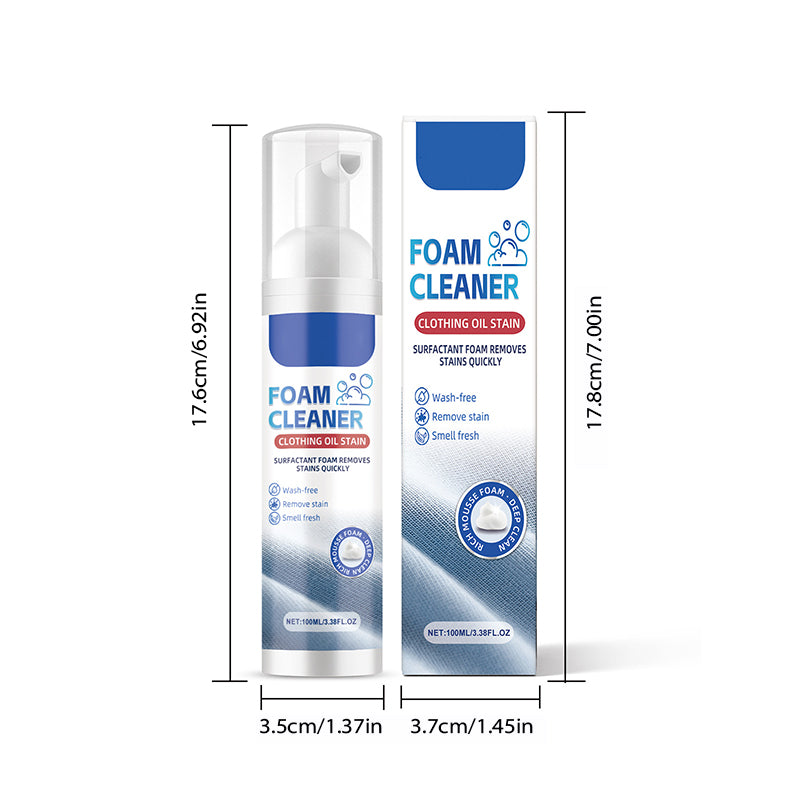Foam Cleaner for Grease Stains on Clothes