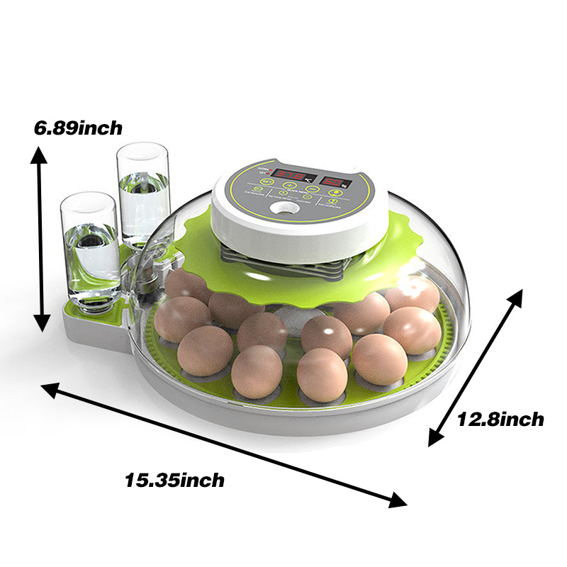 18-Piece Fully Automatic Egg Incubator