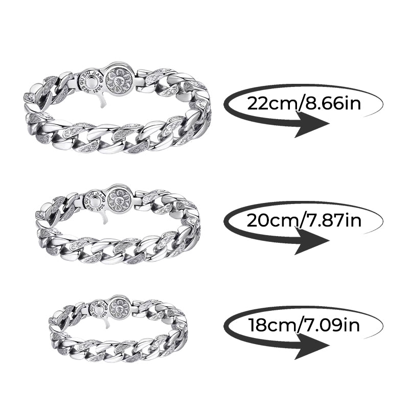 Vintage Rotatable Wide-Band Bracelet