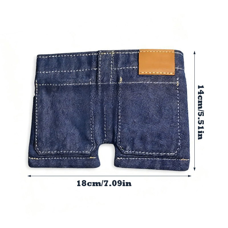 Pocket Pants Mini Jeans Wallet