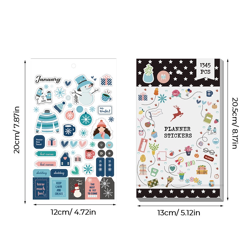 1345 PCS PLANNER STICKERS