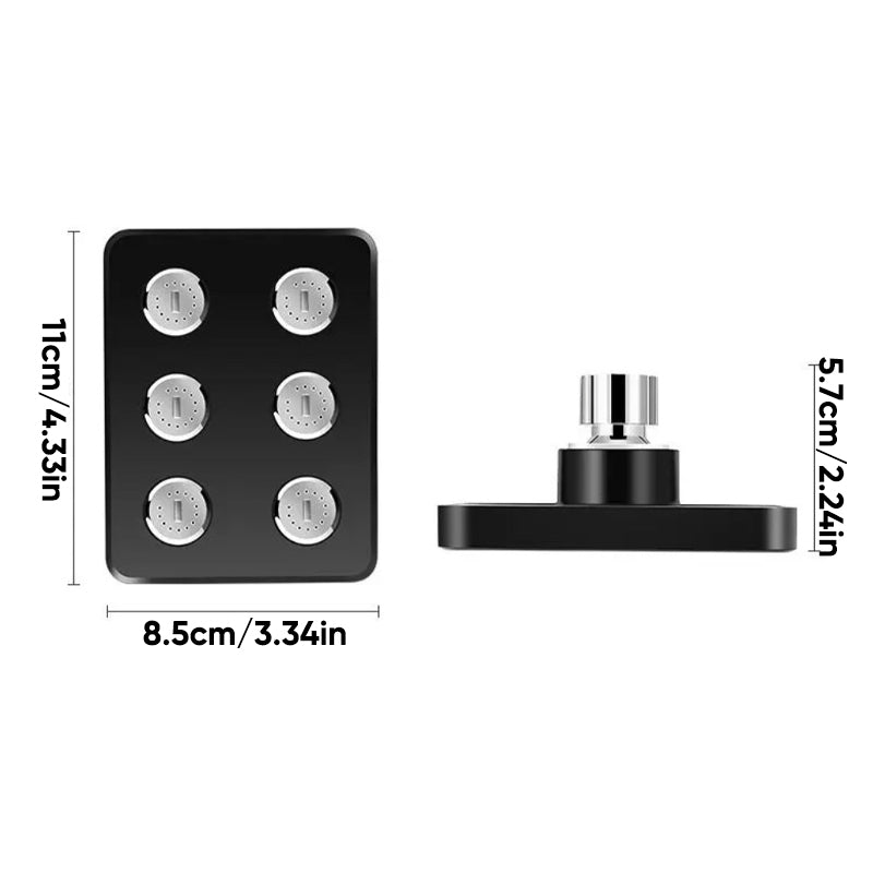 360 Adjustable Square Shower Head