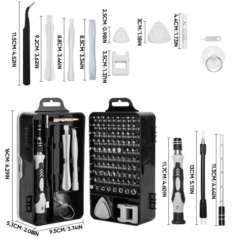 115 in 1 Magnetic Screwdriver Set