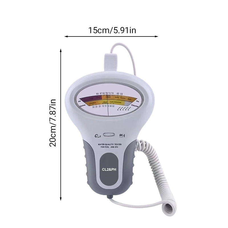 PH & Cl2 Chlorine Tester