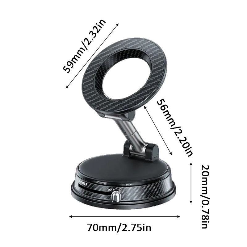 FlexiLock 1080° Magnetic Vacuum Car Phone Mount