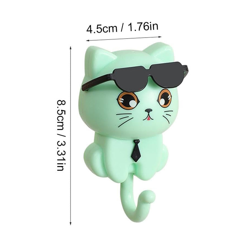 Cat Shaped Clothes and Hat Hooks