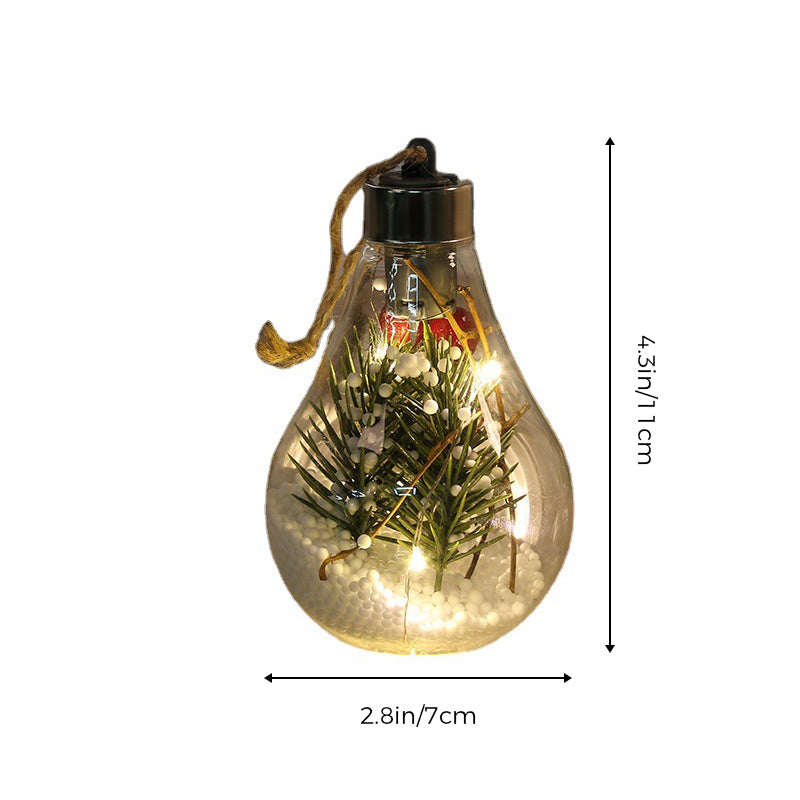 LED Micro Landscape Christmas Bulbs