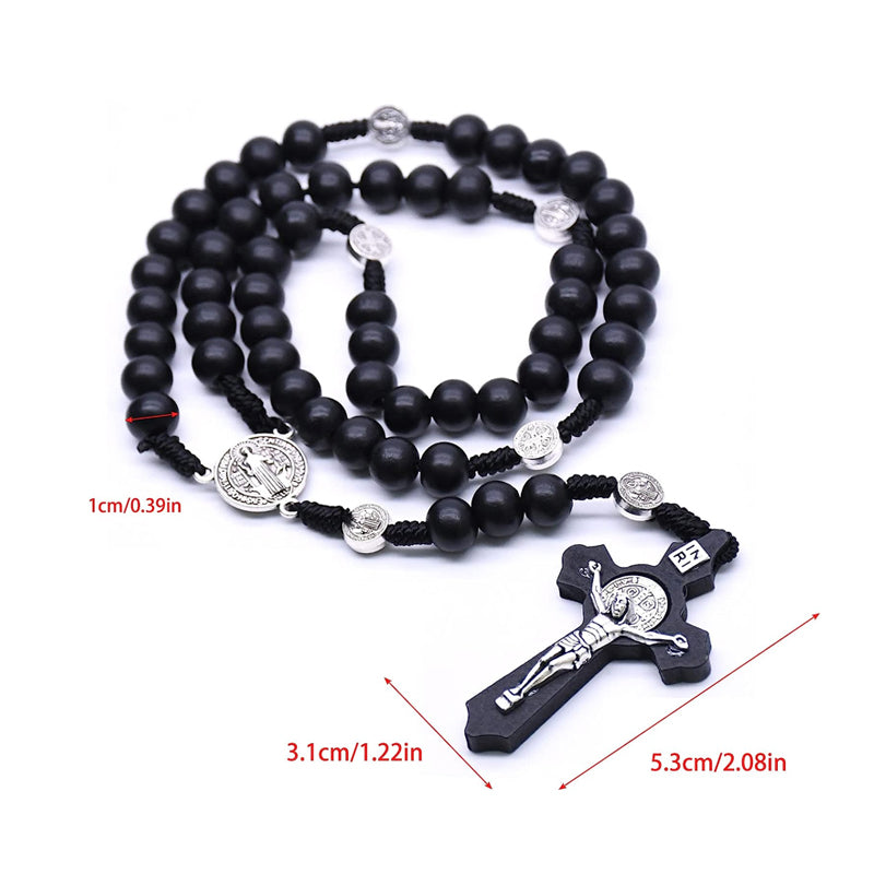 Cross Rosary Necklace